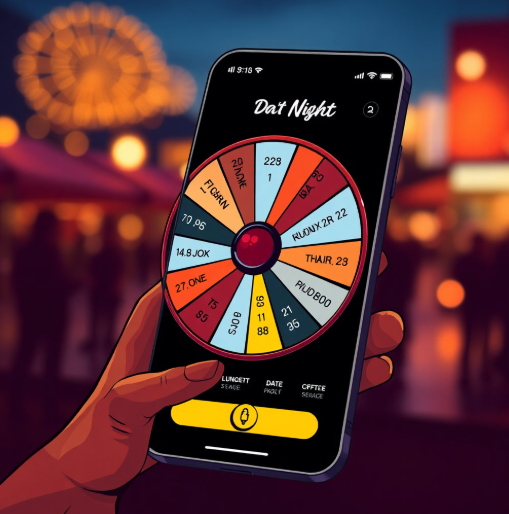 Random Date night ideas generator tool.