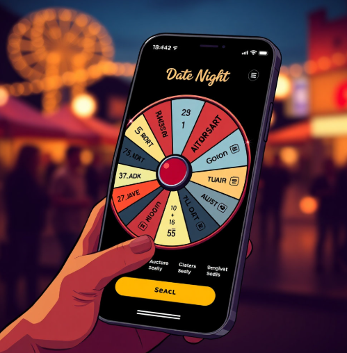 At home date night ideas generator